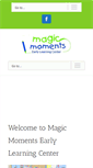 Mobile Screenshot of magicmomentsearlylearningcenter.com